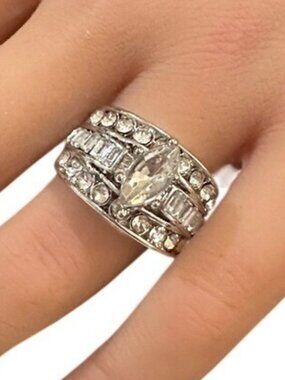 Half Eternity Ring Channel Set Round Baguette Cut Marquise Solitaire Engagement